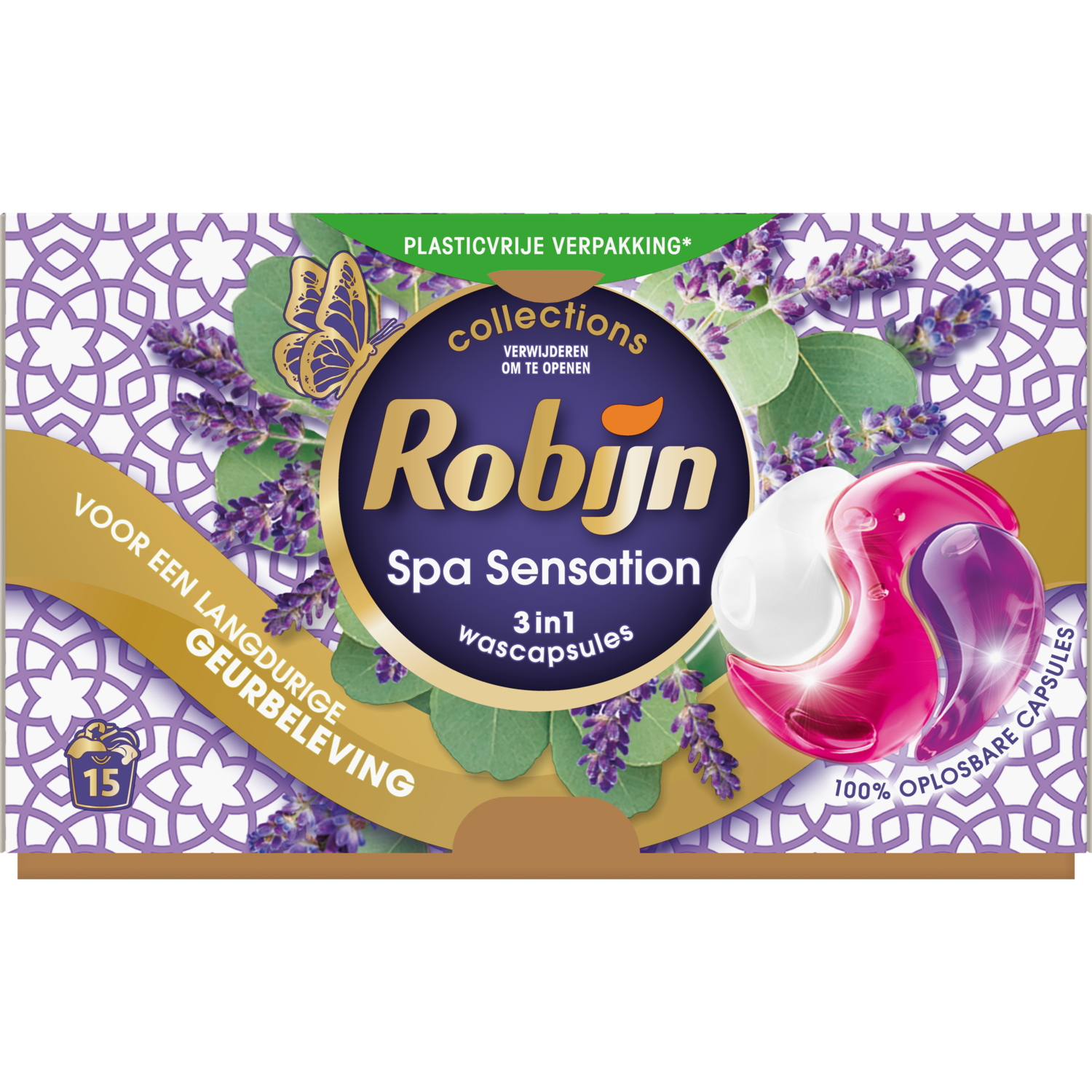 Robijn Vloeibaar wasmiddel 3 in 1 caps spa sensation