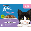 Thumbnail van variant Felix Kattenvoer nat original junior multipack 12 stuks
