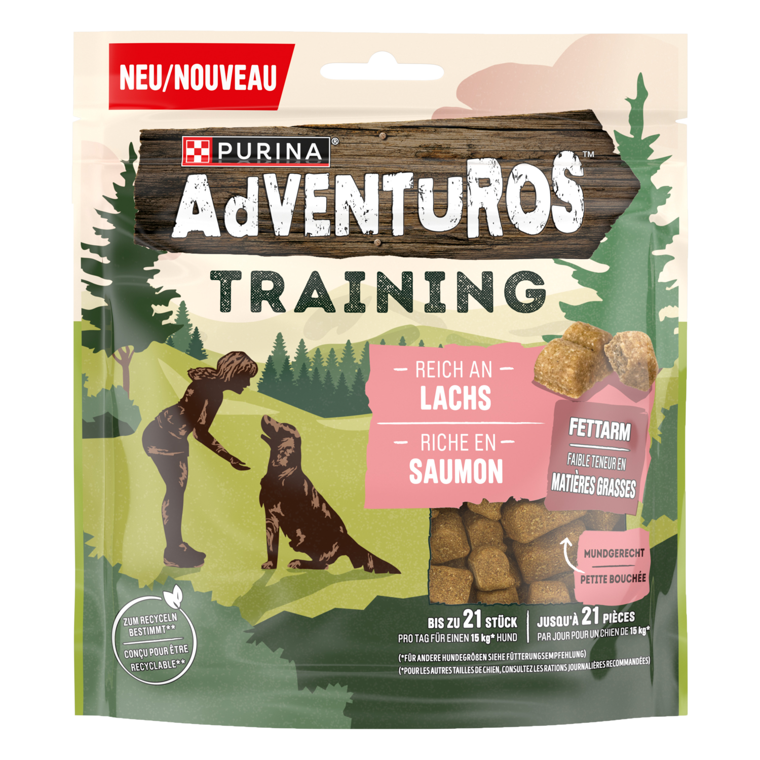 Adventuros Training snack rijk aan zalm