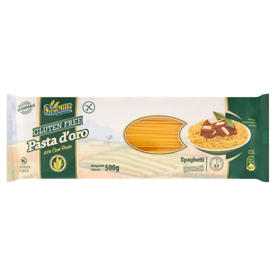 Foto van Sammills Spaghetti glutenvrij op witte achtergrond