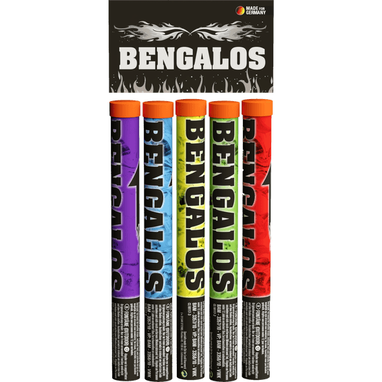 Foto van Bengalos op witte achtergrond