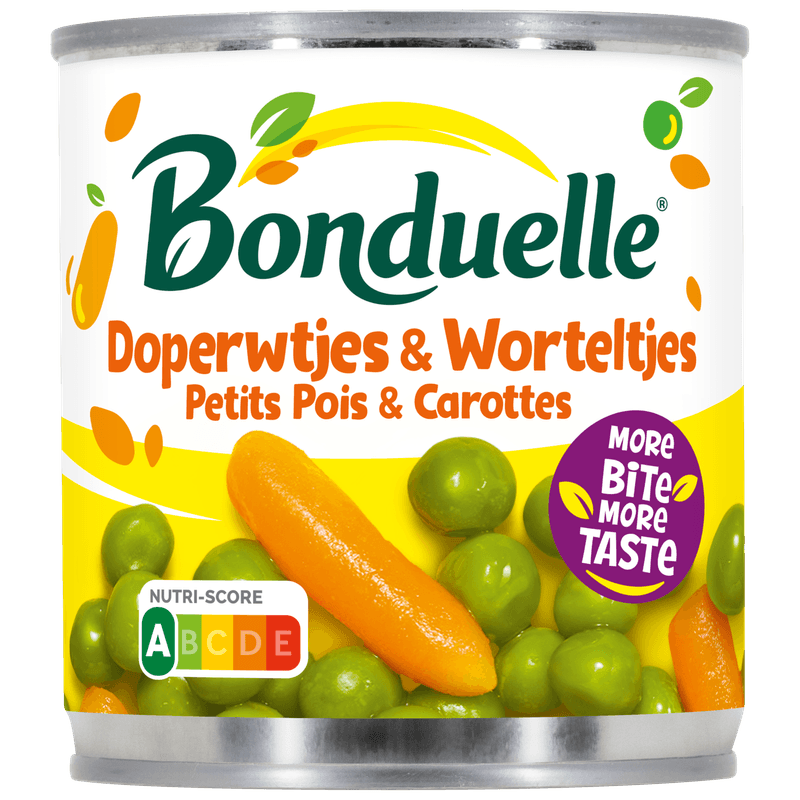 Bonduelle Doperwtjes en worteltjes