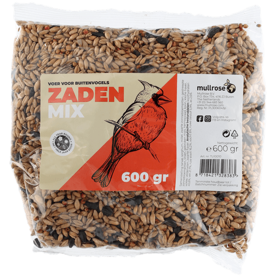 Foto van Zadenmix op witte achtergrond