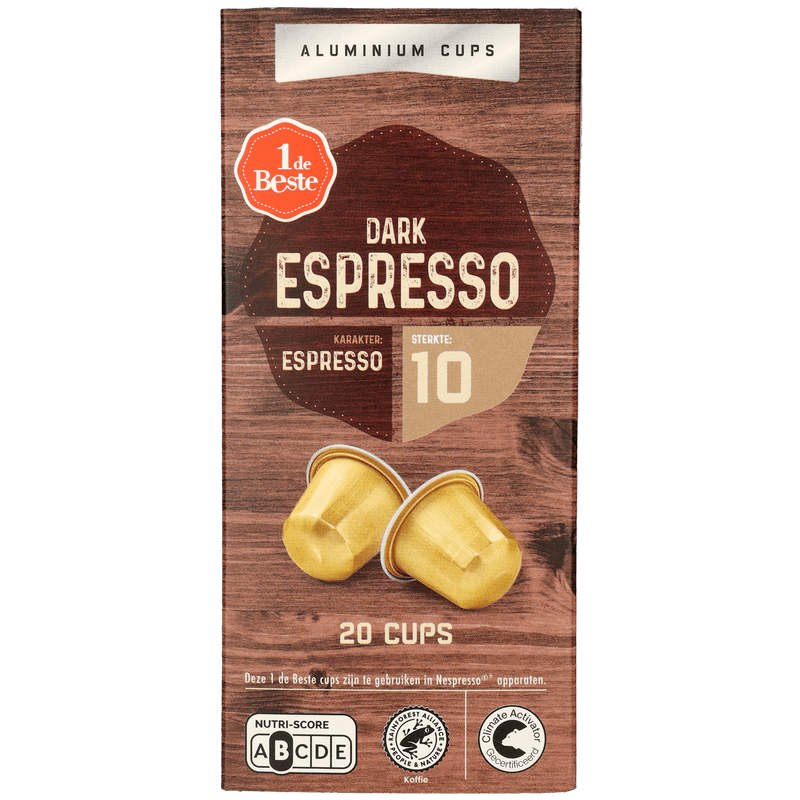 1 De Beste Koffiecups espresso dark