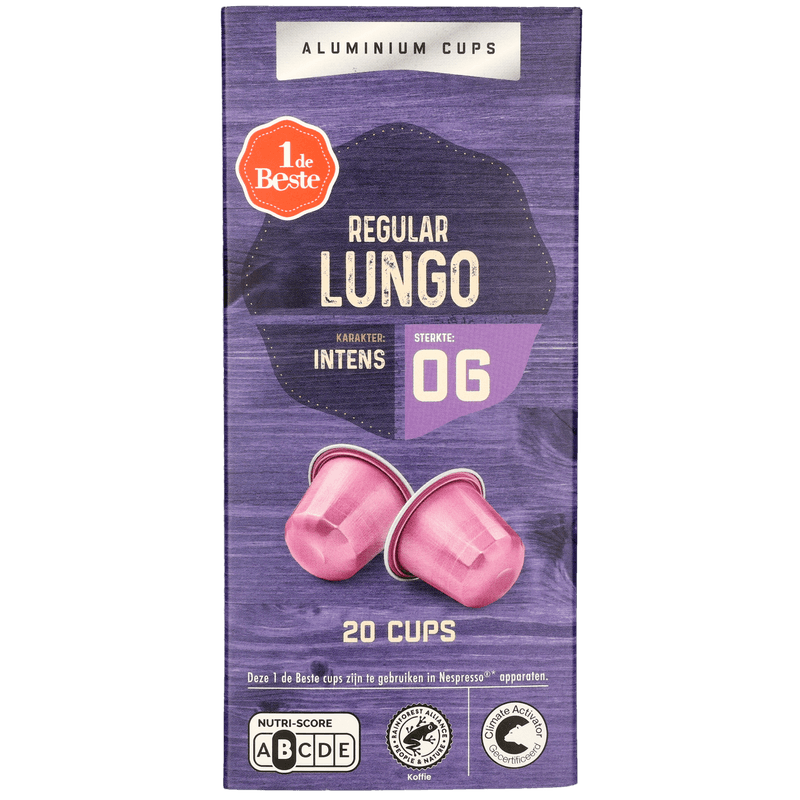 1 De Beste Koffiecups lungo regular