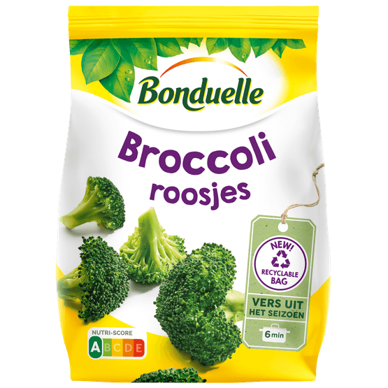 Foto van Bonduelle Broccoliroosjes op witte achtergrond