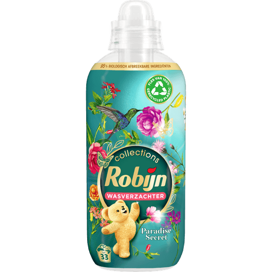 Foto van Robijn Wasverzachter paradise secret 33 wasbeurten op witte achtergrond
