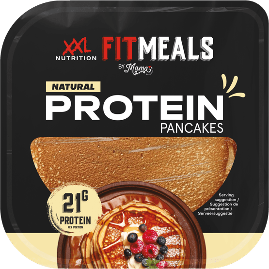Foto van Fitmeals Protein pancake naturel op witte achtergrond