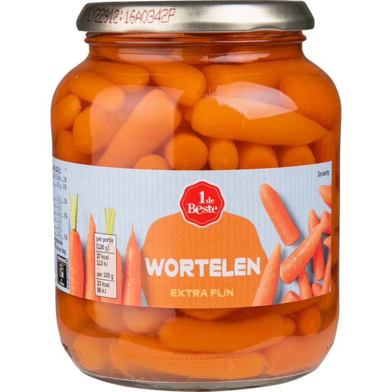 1 De Beste Wortelen extra fijn