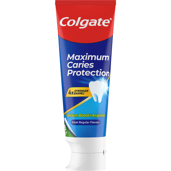 Foto van Colgate Tandpasta caries protection op witte achtergrond