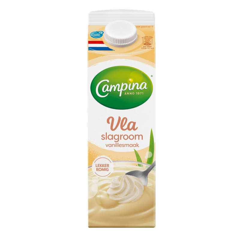 Campina Slagroomvla & Campina Vla Banaan