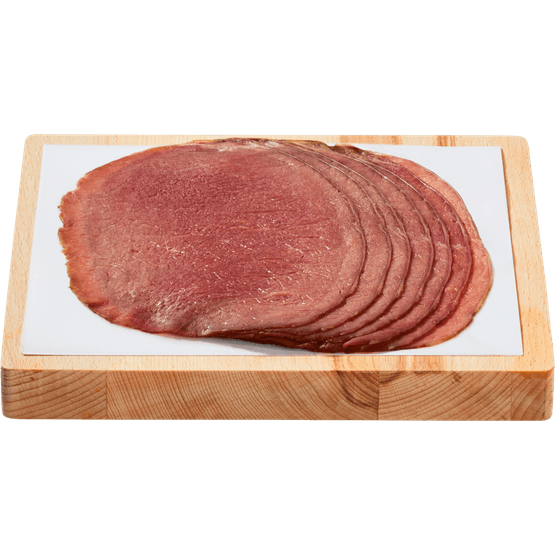 Foto van 1 de Beste Actie ierse biefstuk gekruid op witte achtergrond