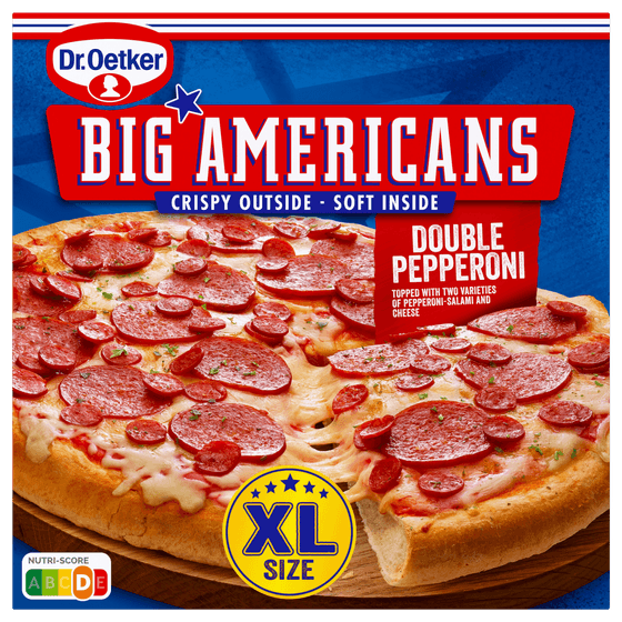 Dr. Oetker Big Americans pizza XL double pepperoni | Dirk