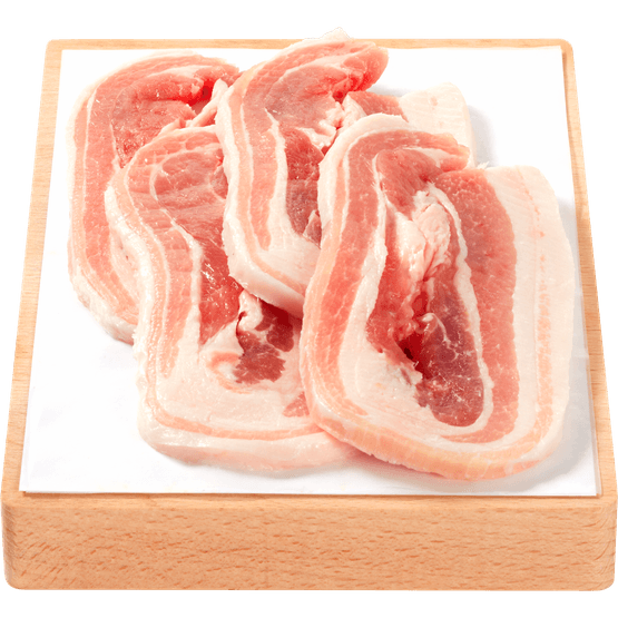 Foto van Vleeschmeesters Actie speklap a la minute naturel 4 stuks op witte achtergrond