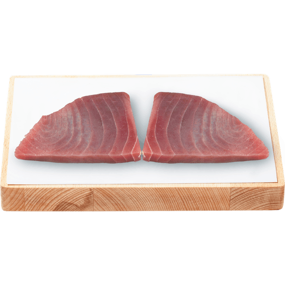 Foto van Vleeschmeesters Tonijnsteak op witte achtergrond