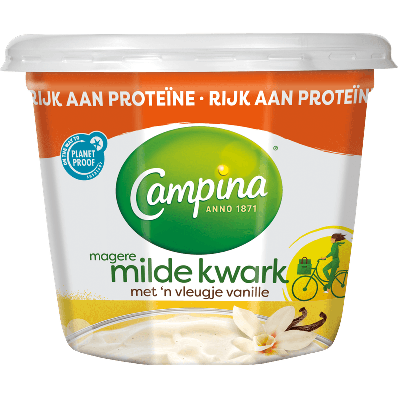 Campina Magere kwark vanille