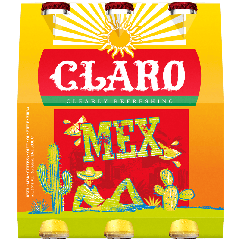 Claro Tequila flavoured 6x33 cl