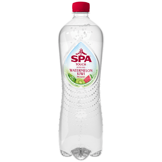 Foto van Spa Touch koolzuurhoudend watermelon-kiwi op witte achtergrond