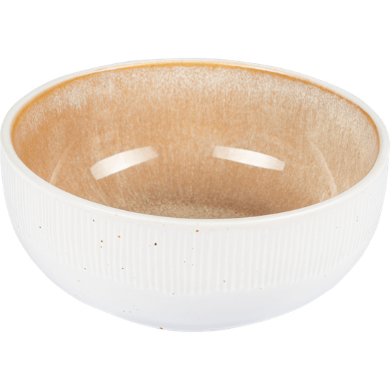 Foto van Non food Mueslischaal beige tzia 13x7cm op witte achtergrond