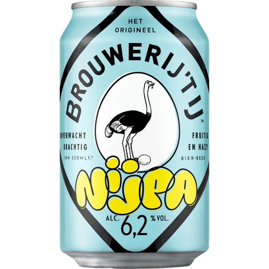 Foto van Brouwerij 't IJ Nijpa op witte achtergrond