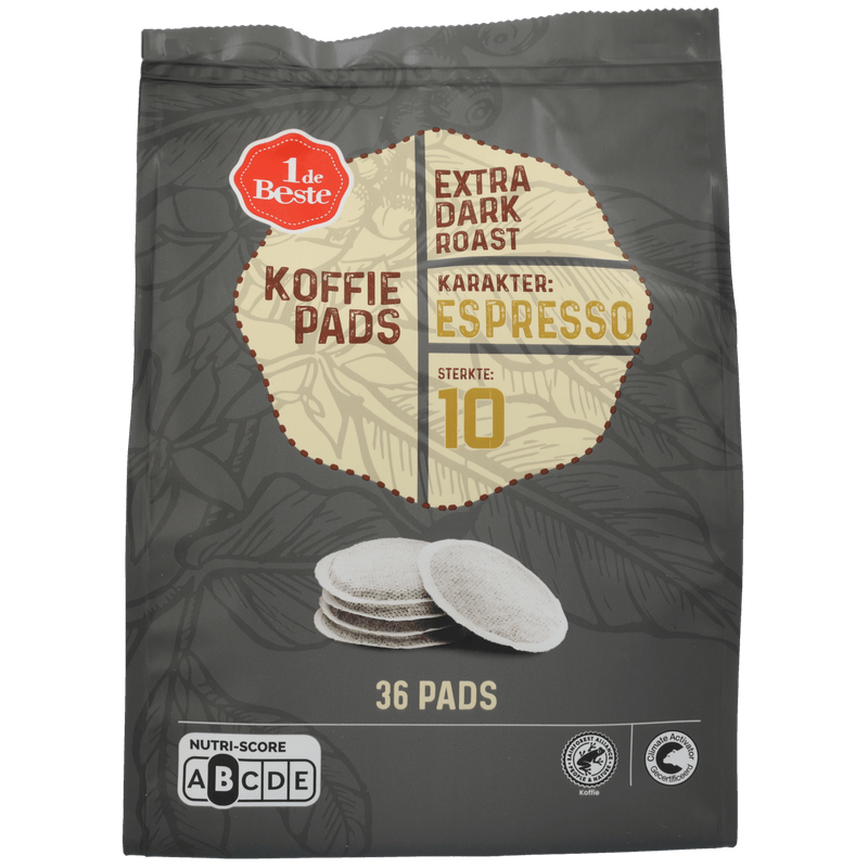 1 De Beste Koffiepads extra dark roast