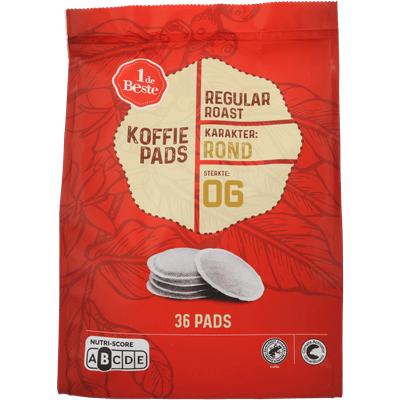 1 de Beste Koffiepads regular - 36 Stuks