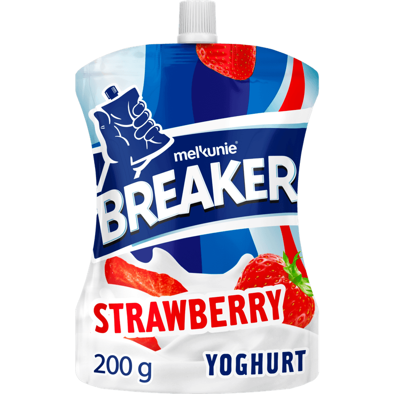 Melkunie Breaker Aardbei Yoghurt