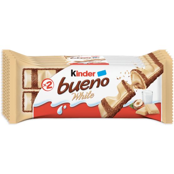 Foto van Kinder Bueno 5 st. op witte achtergrond