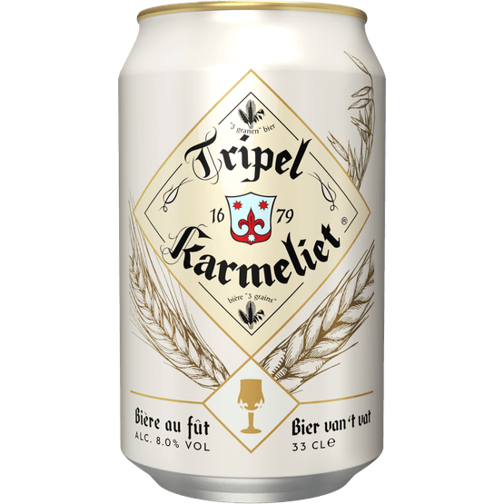 Foto van Karmeliet Tripel op witte achtergrond