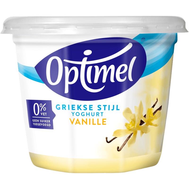 Optimel Yoghurt Griekse stijl vanille 0% vet