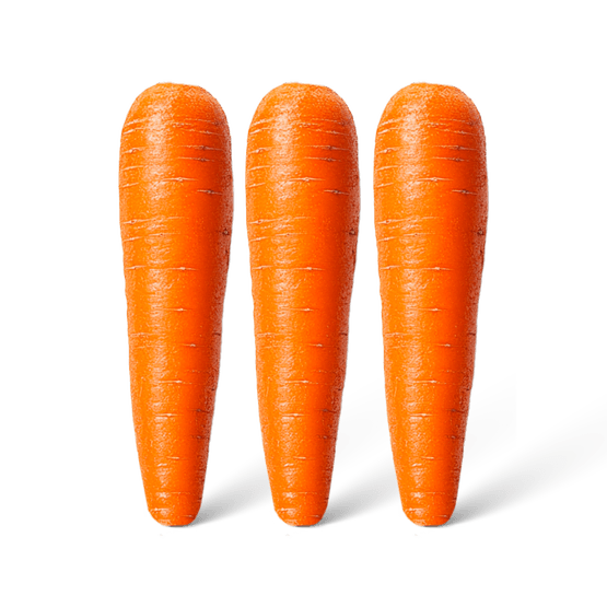 Foto van Hollandse Winterpeen op witte achtergrond