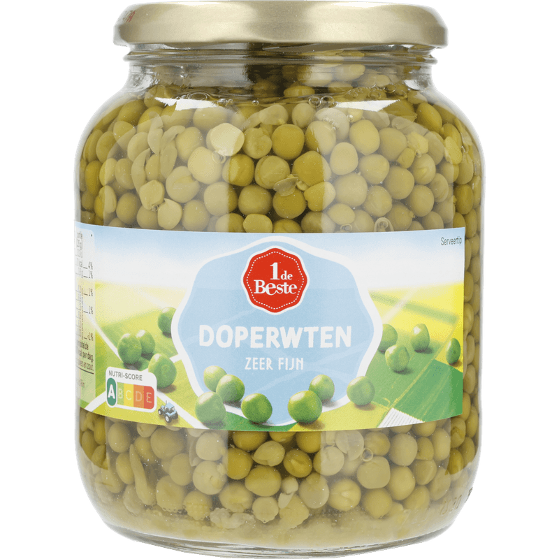 1 De Beste Doperwten zeer fijn