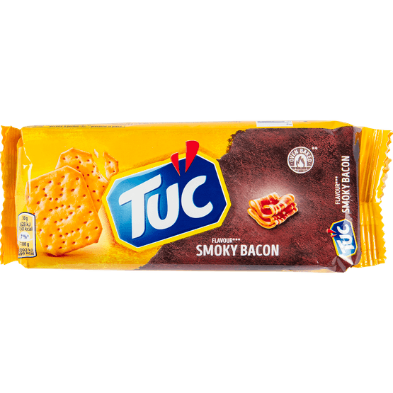 Foto van Lu Tuc bacon op witte achtergrond