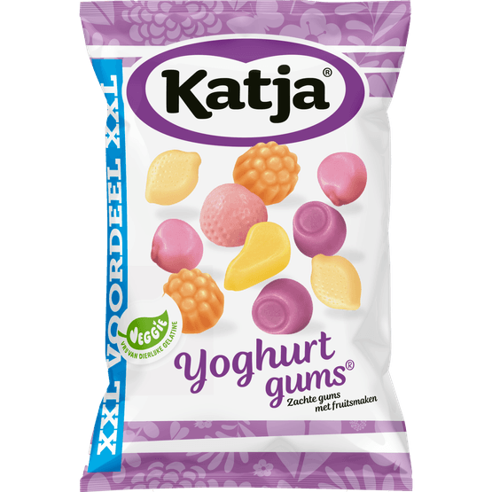 Foto van Katja Yoghurtgums op witte achtergrond