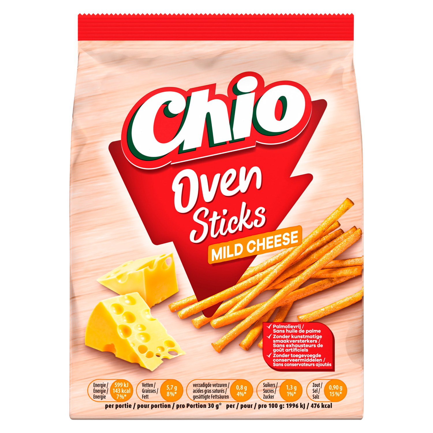 Chio Zoute sticks mild cheese