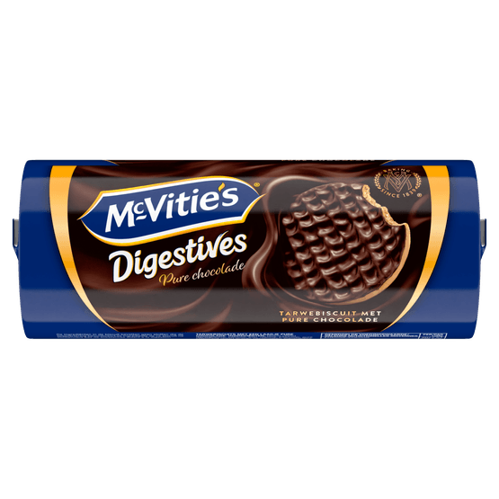 Foto van McVitie's Digestive puur op witte achtergrond