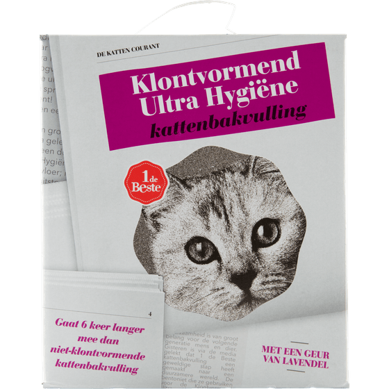 World's Best Kattenbakvulling Meerdere Katten Lavendel 12,7kg