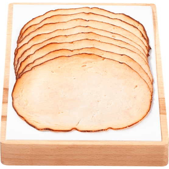 Foto van 1 de Beste Kipfilet gebraden op witte achtergrond