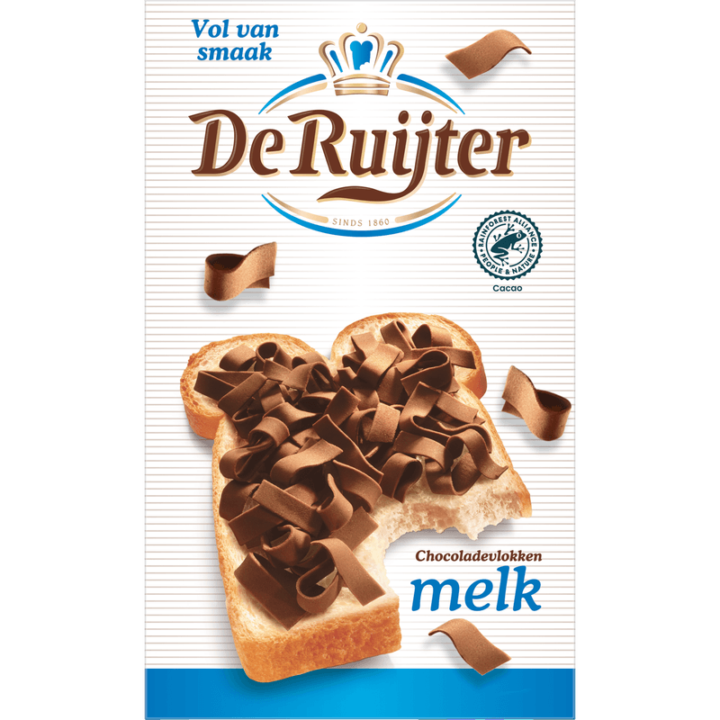 De Ruijter Chocolade vlokken melk