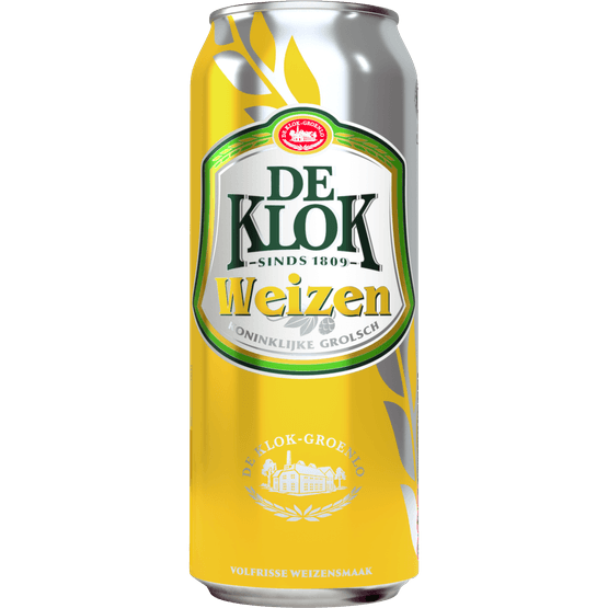Foto van De Klok Weizen op witte achtergrond