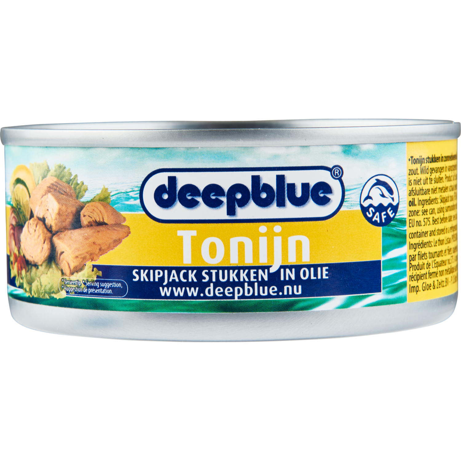 Deepblue Tonijnstukken in zonnebloemolie