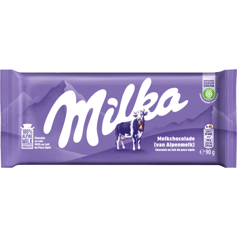 Milka Chocoladereep alpenmelk