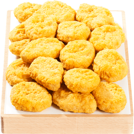 Foto van Vleeschmeesters Kipnuggets op witte achtergrond