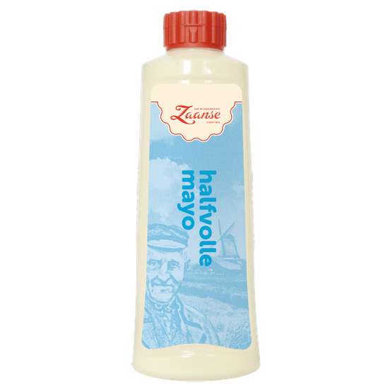 Foto van Van Wijngaarden's Mayonaise zaanse halfvol op witte achtergrond