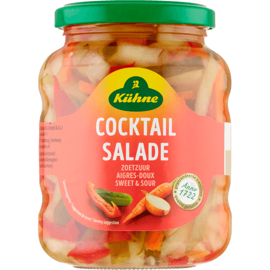Foto van Kühne Cocktailsalade op witte achtergrond