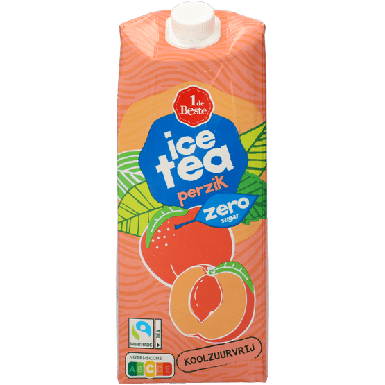 Foto van 1 de Beste Ice tea peach zero op witte achtergrond