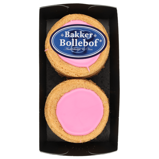 Foto van Bakker Bollebof Roze fondant pencees op witte achtergrond
