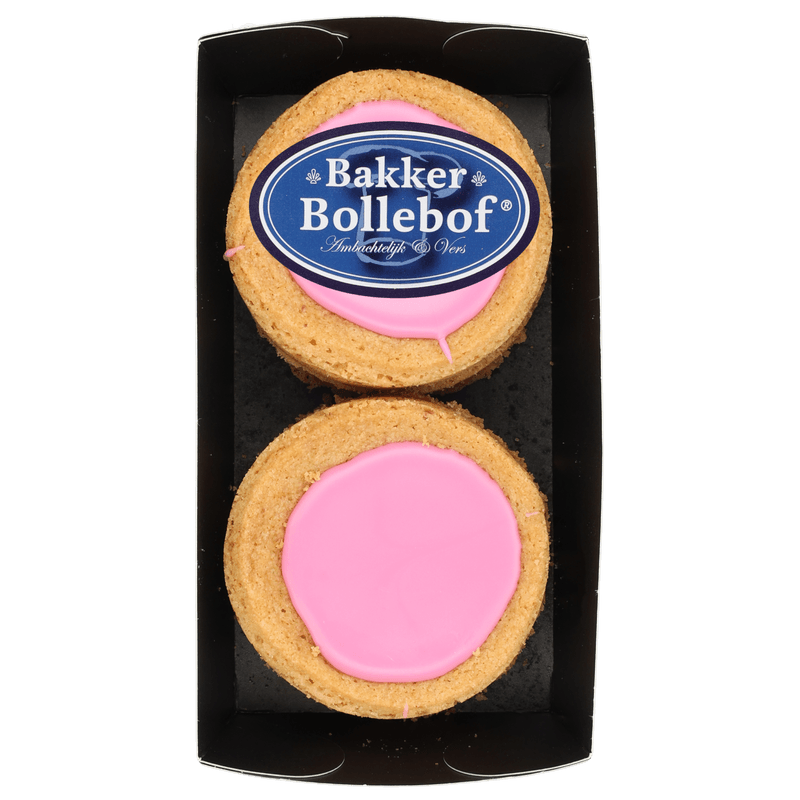 Bakker Bollebof Roze fondant pencees