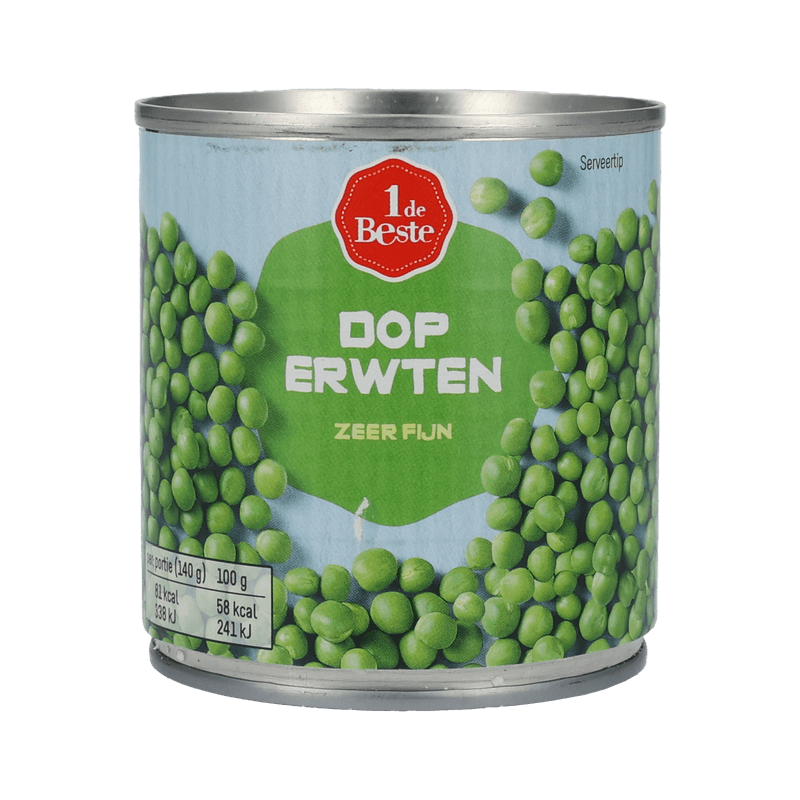 1 De Beste Doperwten zeer fijn