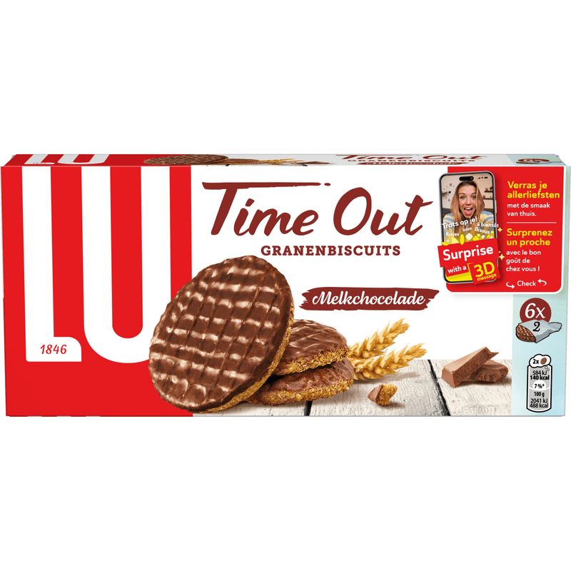 Lu Time out choco 6x2 st.